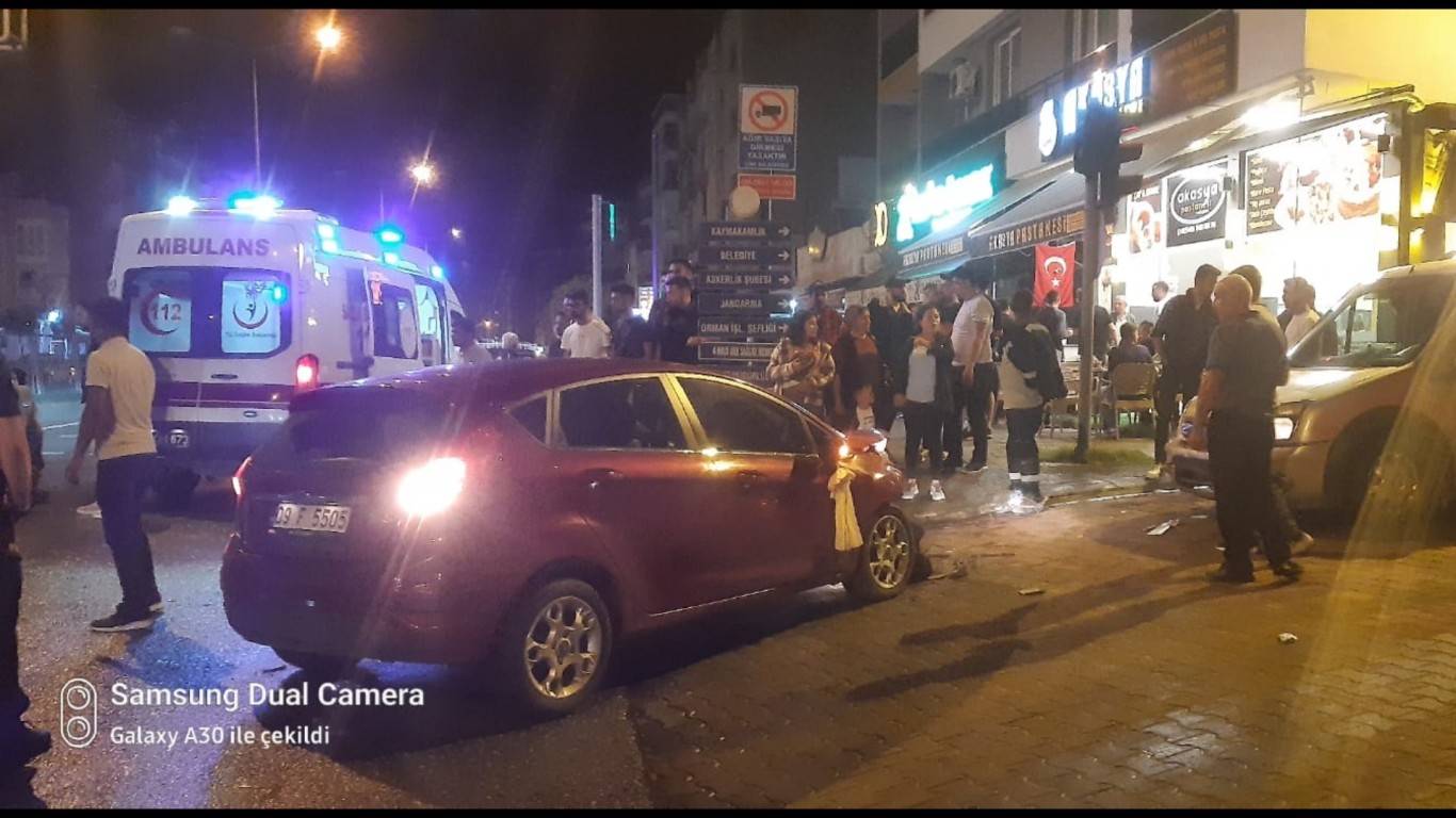 Çine'de 3 araç çarpıştı: 1 yaralı