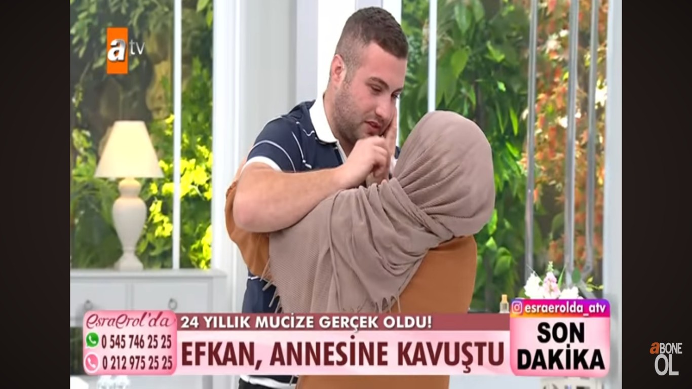 ÇİNELİ GENÇ ANNESİNE KAVUŞTU