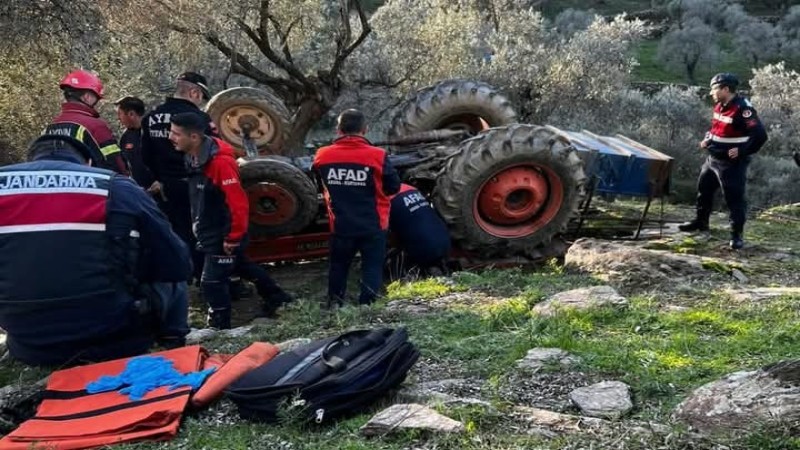 ÇİNE'DEKİ TRAKTÖR KAZASINDA 1 KİŞİ HAYATINI KAYBETTİ