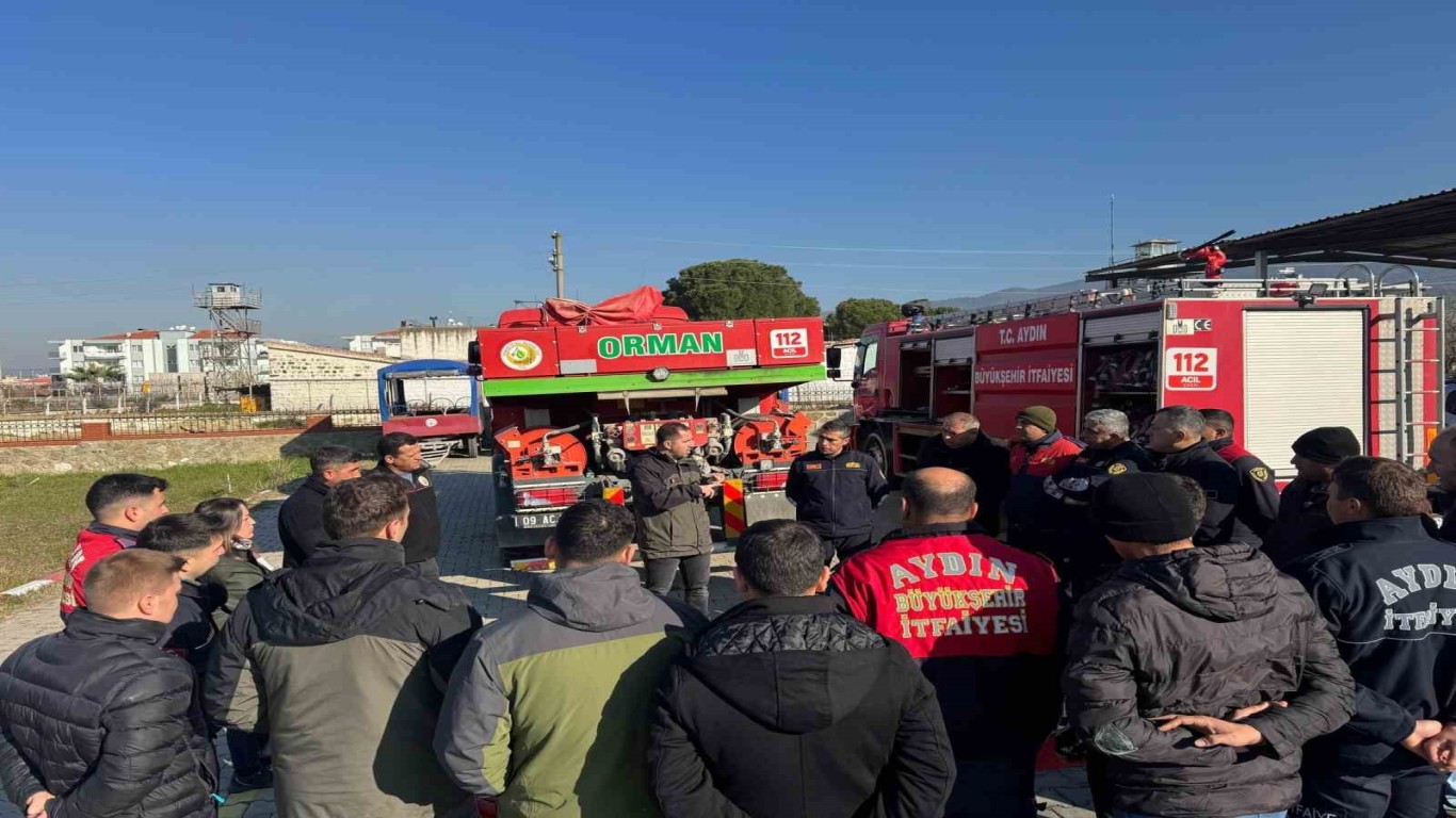 ÇİNE'DE YANGINLARA KARŞI MÜCADELE İÇİN TÜM BİRİMLER HAZIR