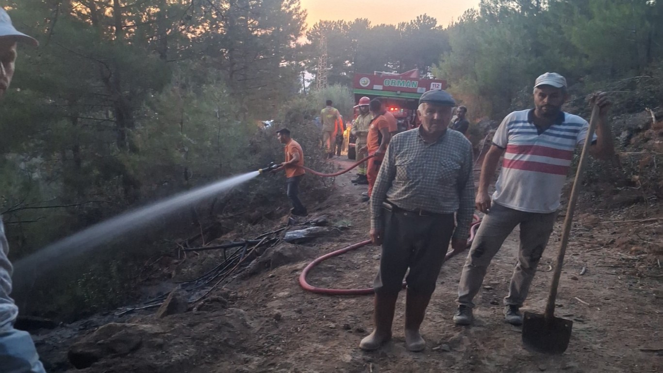 MADRAN DAĞI ÇİNE BÖLGESİ AYNI YERDEN YİNE YANDI