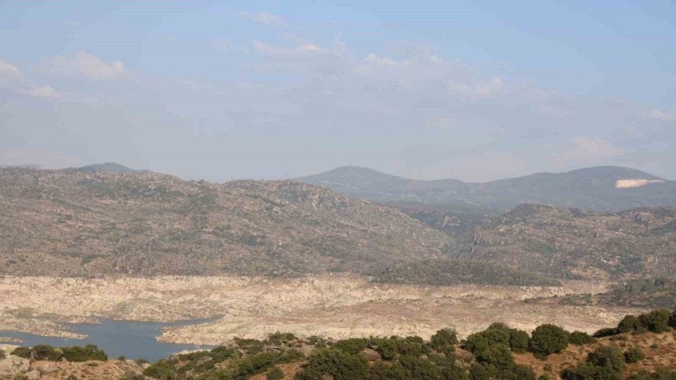 Tehlike Büyüyor Çine'de O Barajdaki Görüntü Korkuttu