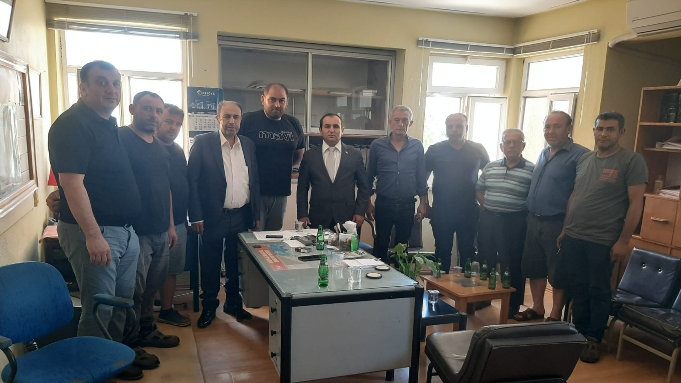 MHP ÇİNE SANAYİ SİTESİ BAŞKANLIĞINI ZİYARET ETTİ