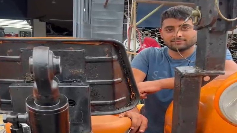 Çine'de 78 Model Traktöre Lif Otomatik Takıldı