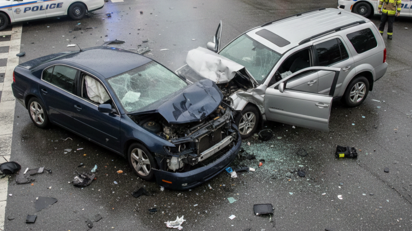 Çine'de Kavşakta Çarpışma: 10 Yaralı