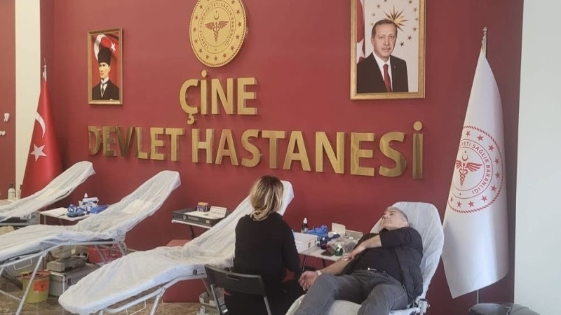 Çine Devlet Hastanesi’nde Kan Bağışı Seferberliği