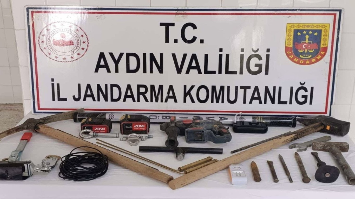 Çine’de Define Avcılarına Jandarma Engeli!