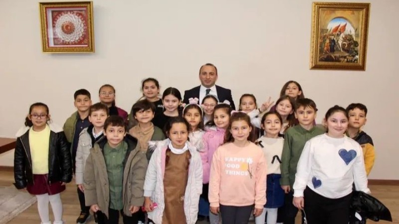 Çine’de Geleceğin Teminatı Minikler Kaymakamlık Makamında