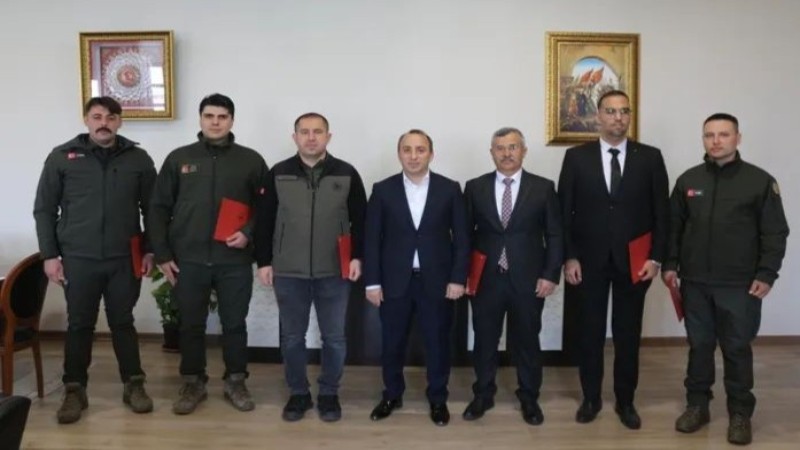 Çine’de Yeşil Vatan Nöbetine Başarı Belgesi