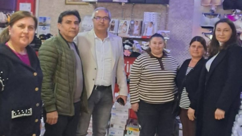 Anahtar Parti Çine Teşkilatı’ndan Anlamlı Ziyaret: Emekçi Kadınlarımızın Yanındayız