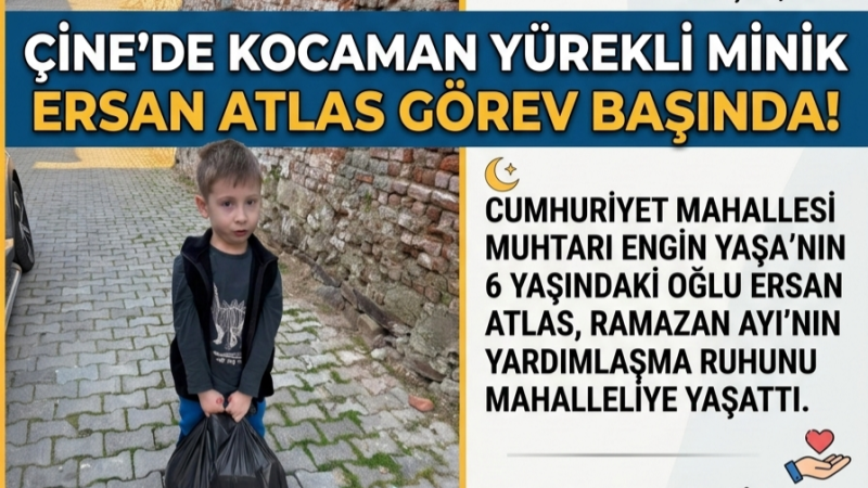 Küçük Ellerden Büyük Dayanışma: 6 Yaşındaki Ersan Atlas İyilik Yolunda!
