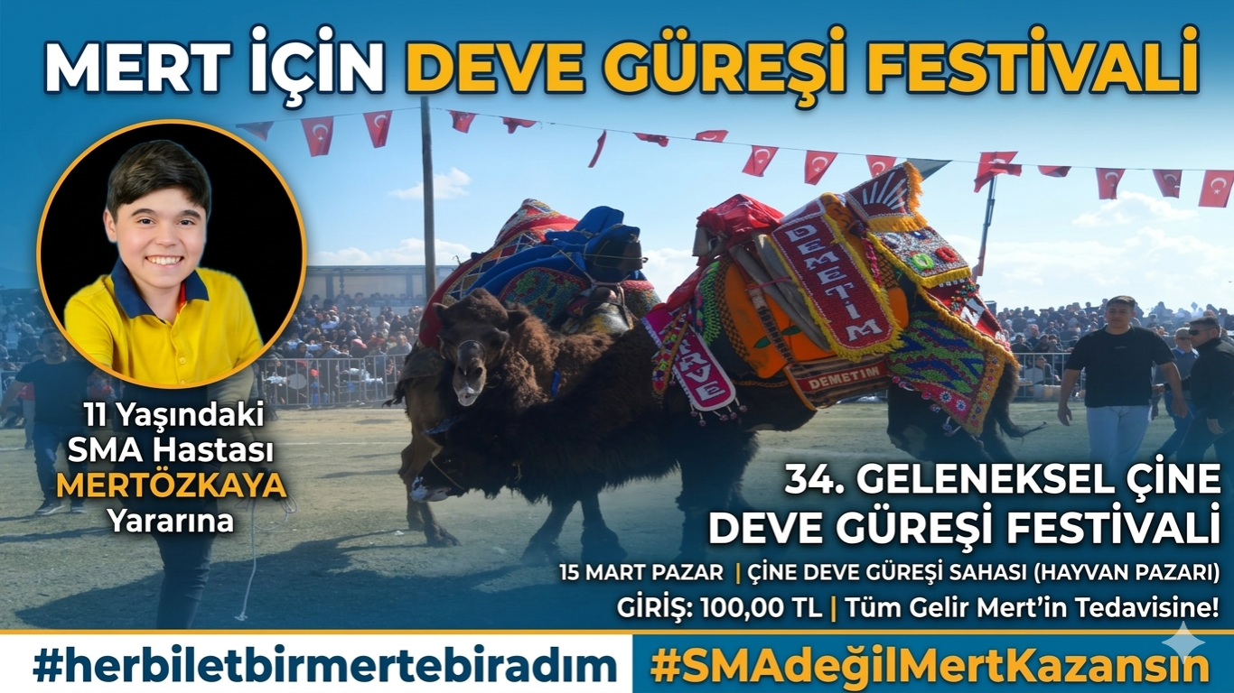 Çine’de Develer Mert İçin Sahaya İniyor: Her Bilet Bir Umut!