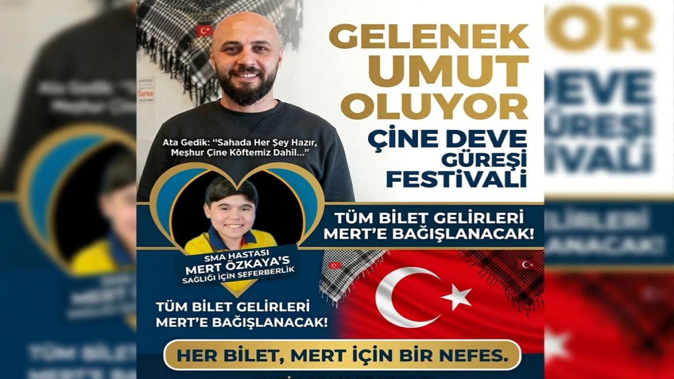ÇİNE'DE HER ŞEY HAZIR; TEK EKSİĞİMİZ SİZSİNİZ MERT İÇİN HAYDİ!