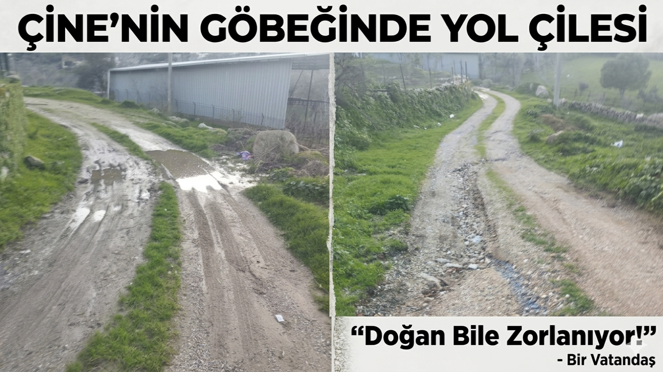 ÇİNE AKÇAOVA'DA YOL ÇİLESİ: DOĞAN BİLE PES ETTİ!