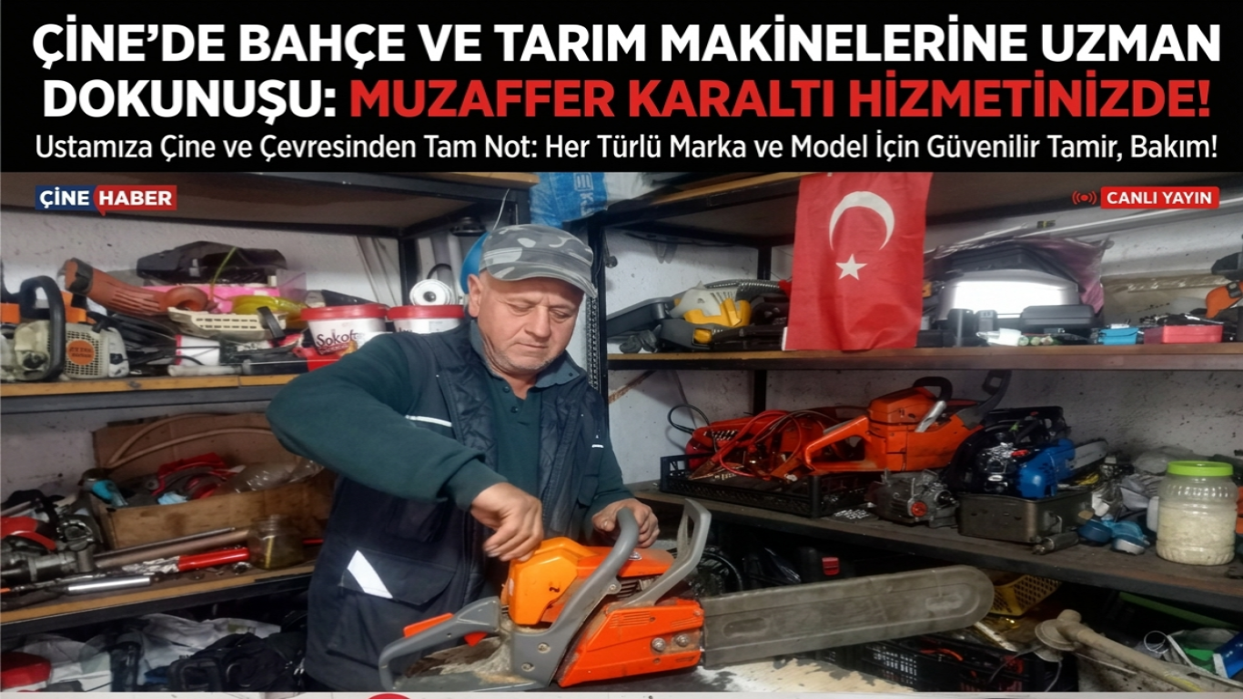 Çine’de Bahçe ve Tarım Makinelerine Uzman Dokunuşu: Muzaffer Karaltı Hizmetinizde!