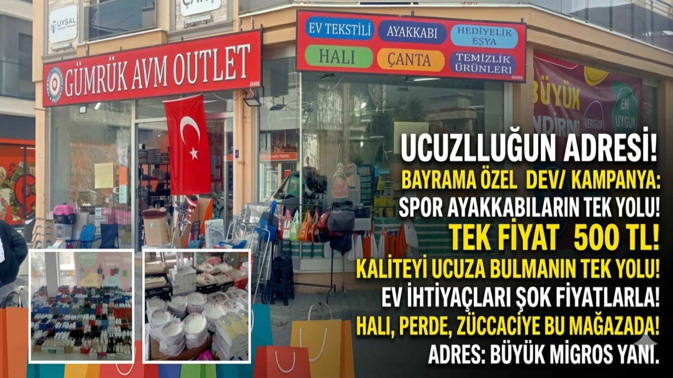 Cebini Seven Gümrük AVM’ye Koşuyor: Kaliteyi Ucuza Almanın Tek Adresi!