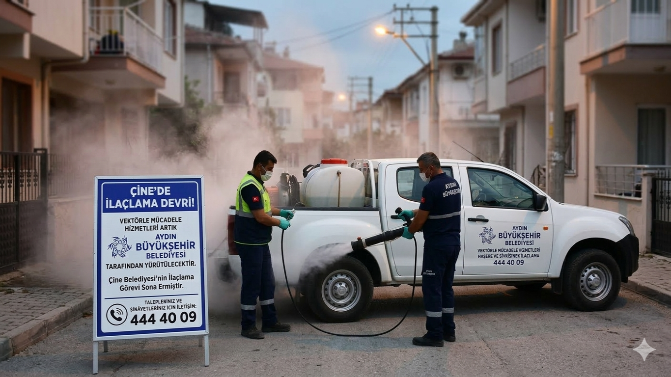 DİKKAT ÇİNE! İLAÇLAMA TALEPLERİ ARTIK O NUMARAYA YAPILACAK