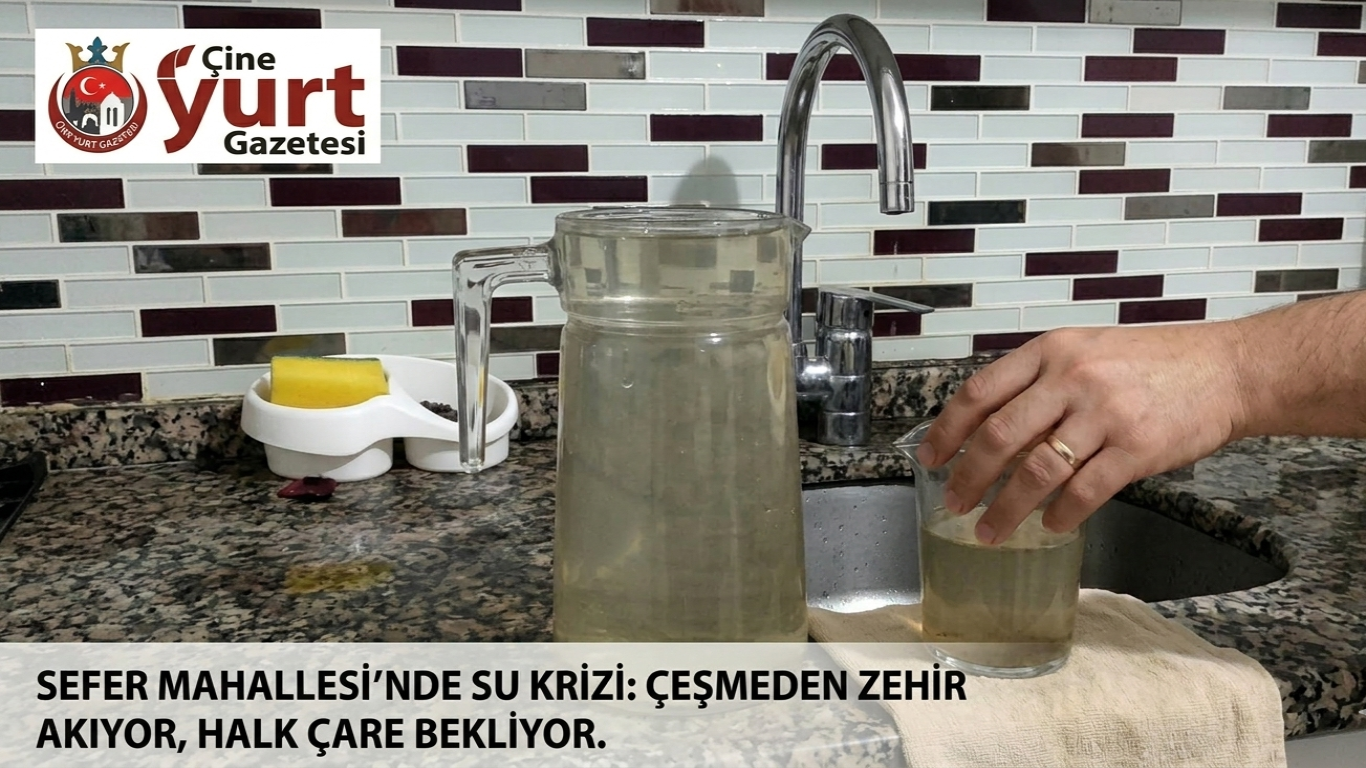 Çine Sefer Mahallesi’nde Su İsyanı: Zehir İçiyoruz!