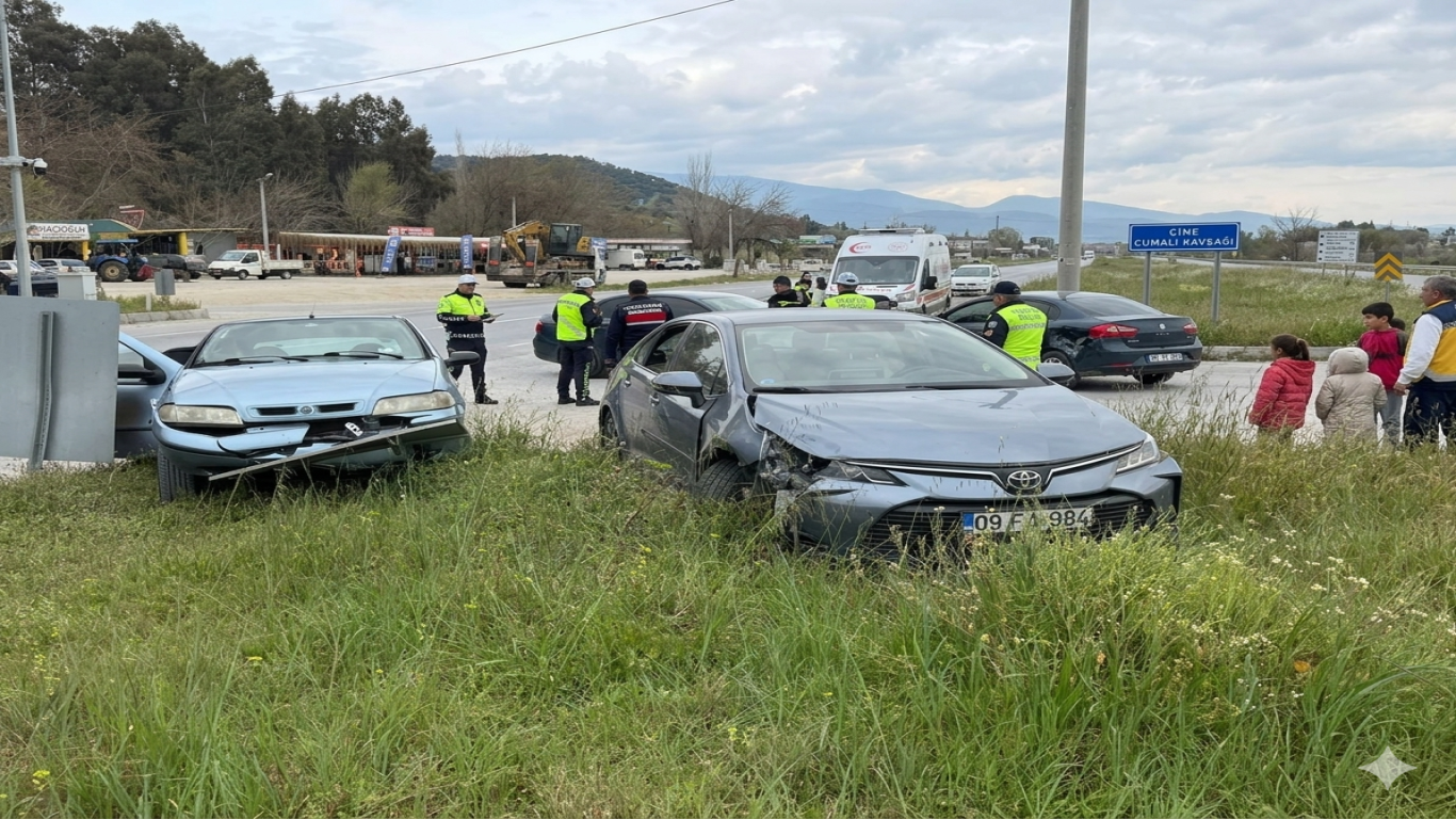 Çine'de Kaza: 2 Yaralı