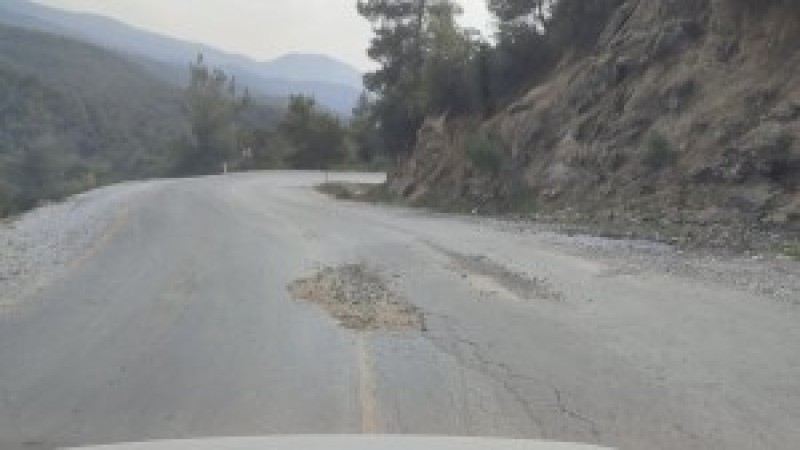 Çine’de Tehlikeli Güzergâh: Sürücüler Korku İçinde!