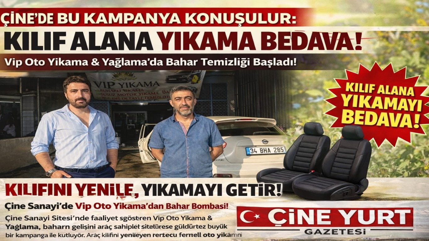 ÇİNE’DE BU KAMPANYA KONUŞULUR: KILIF ALANA YIKAMA BEDAVA!