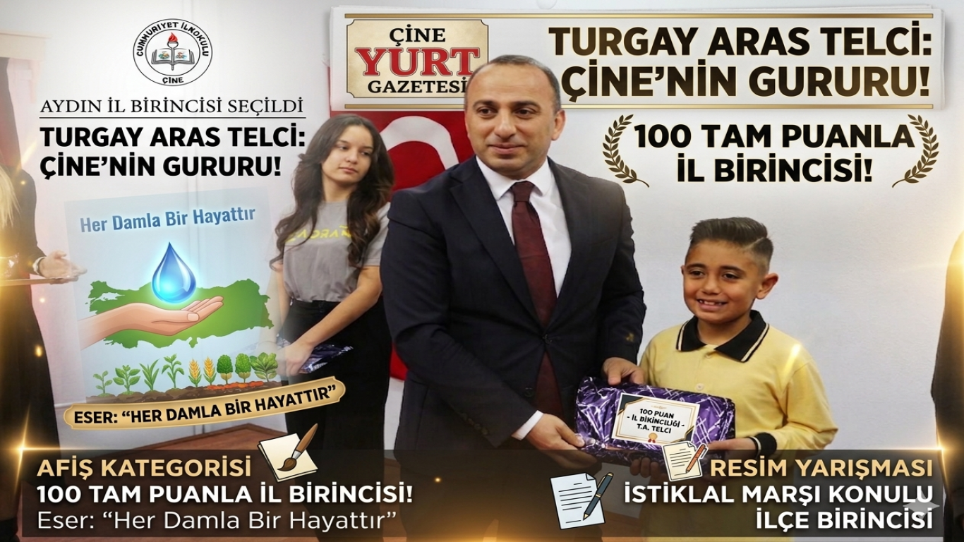 100 TAM PUANLA AYDIN’IN ZİRVESİNDE: ÇİNE’NİN ALTIN ÇOCUĞU!