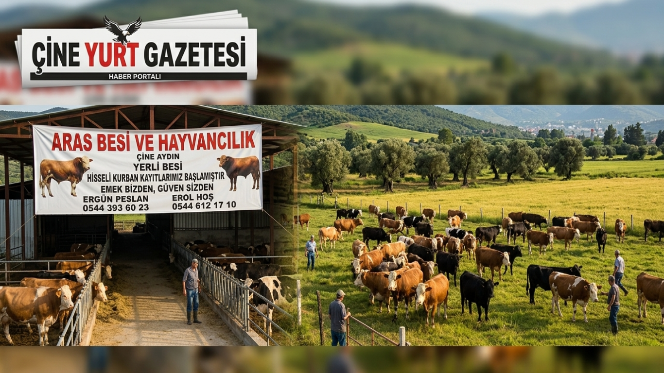 Çine'de Aras Besi ve Hayvancılık’ta Kayıtlar Başladı!