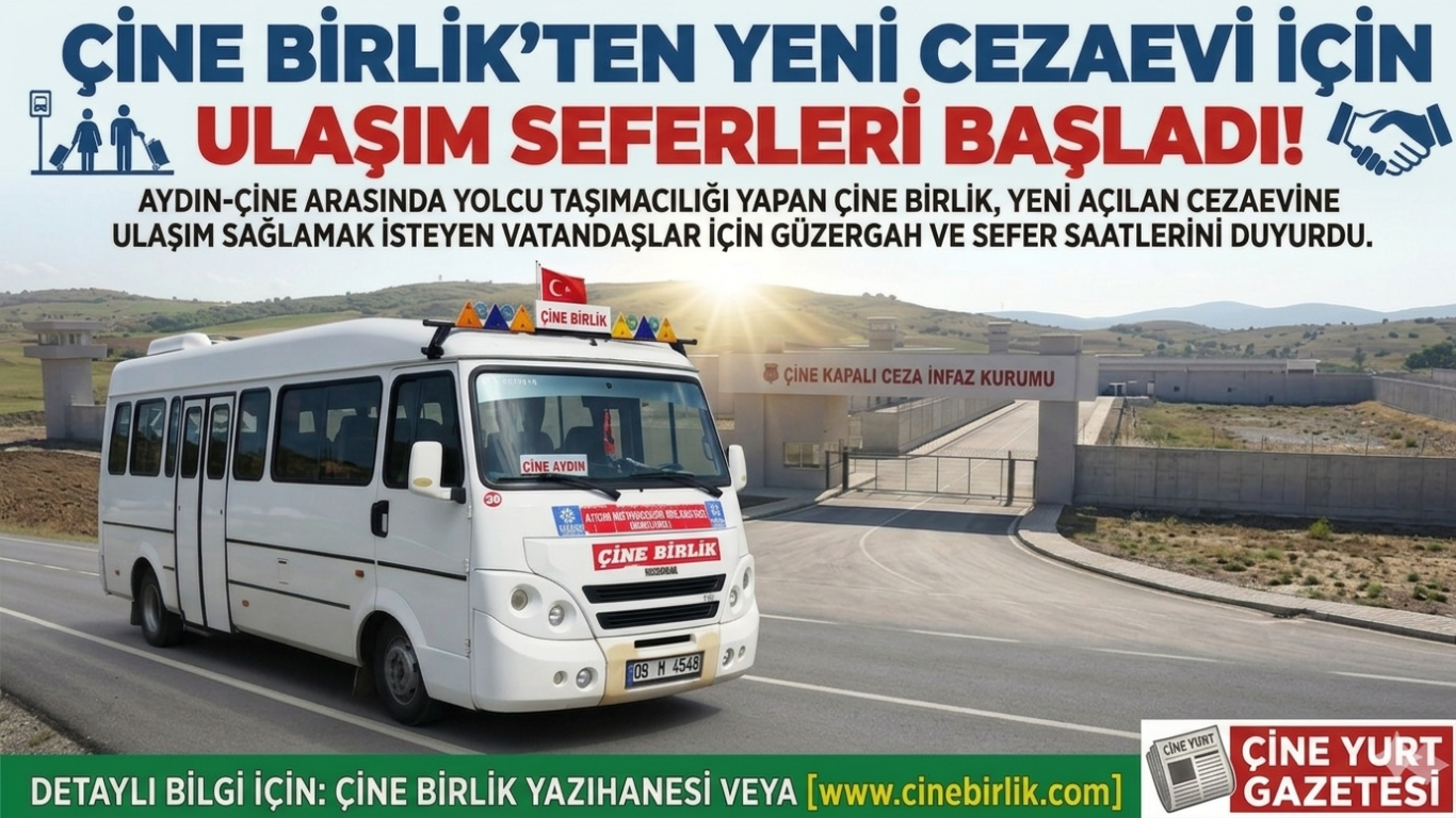 Çine Birlik’ten Yeni Cezaevi İçin Ulaşım Seferleri Başladı!