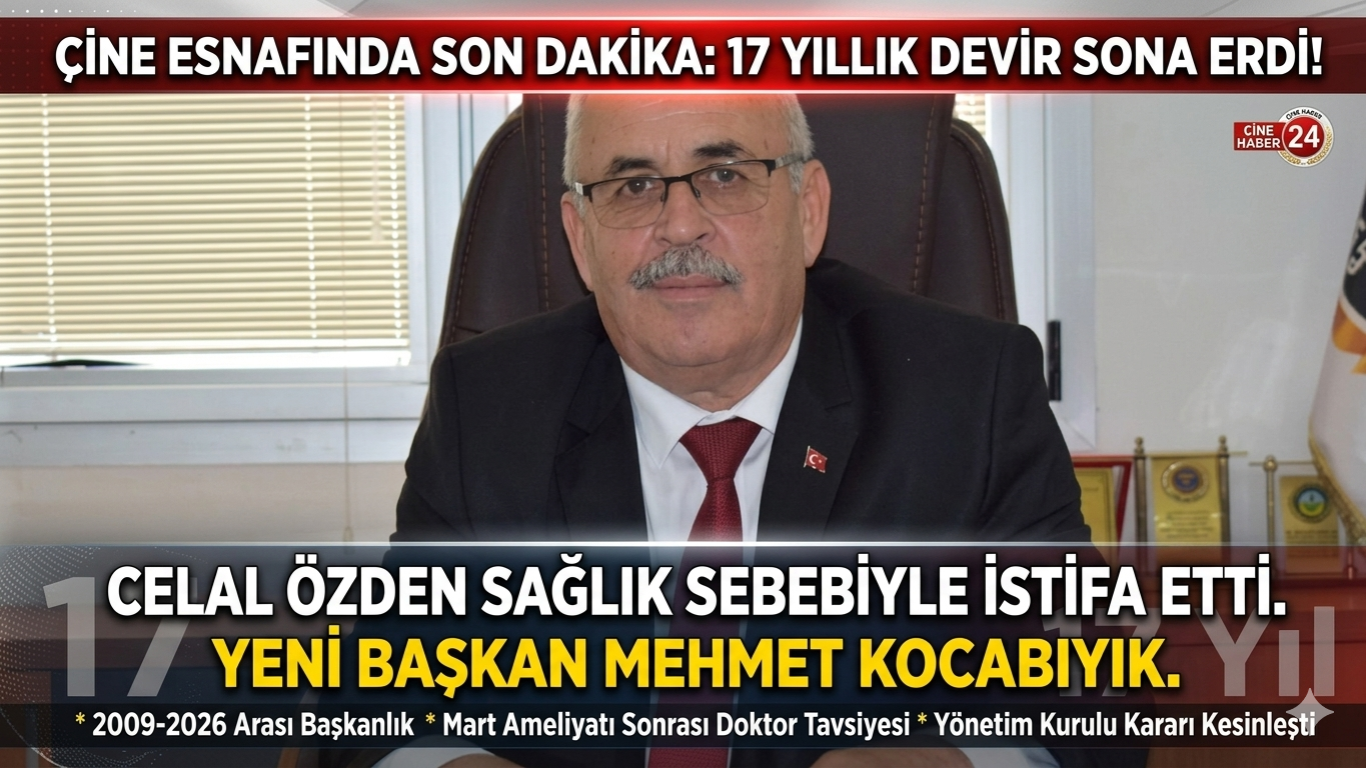 ÇİNE’DE FLAŞ AYRILIK! Celal Özden Görevi Bıraktı
