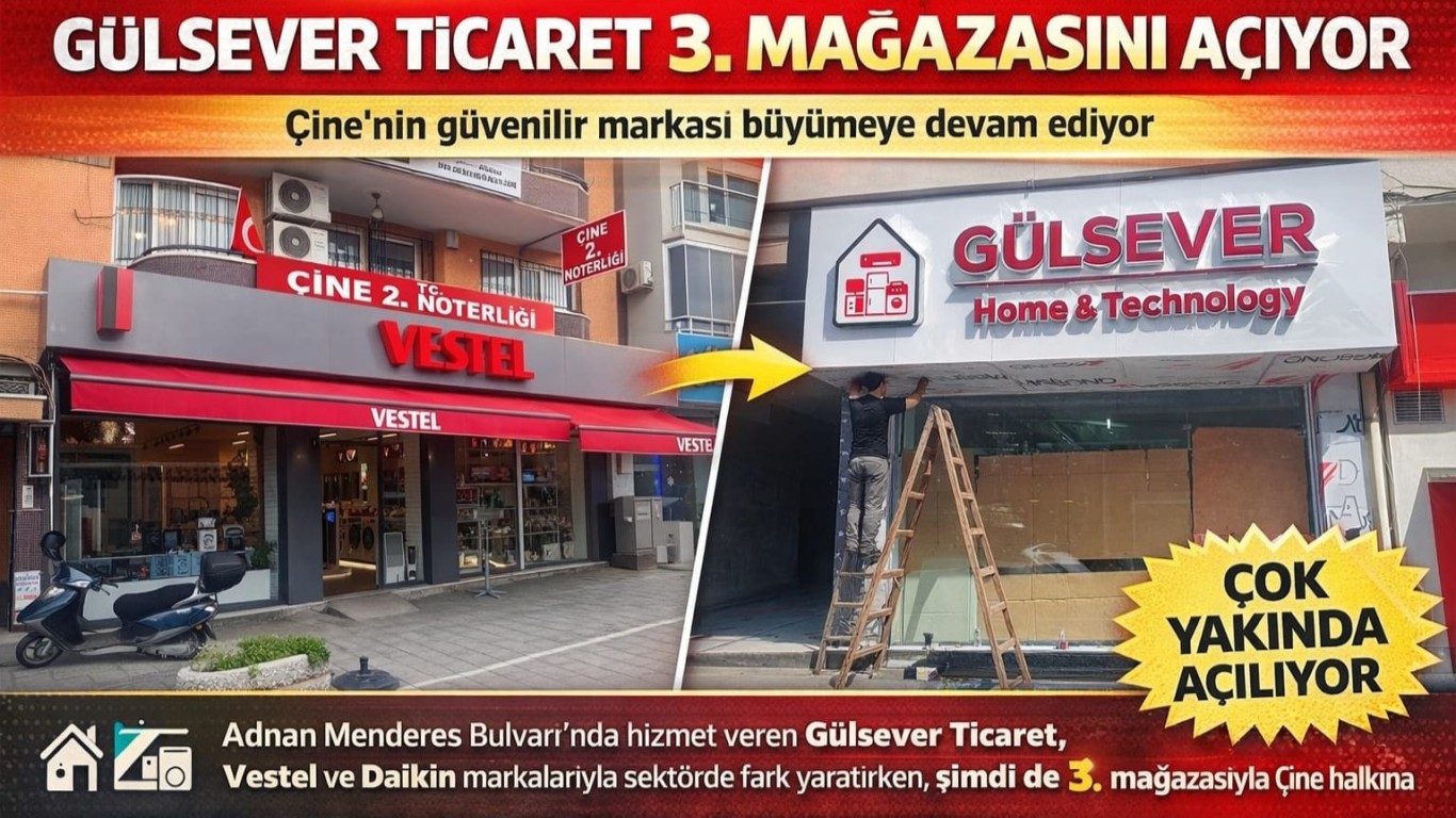 ÇİNE'DE HALKIN GÜCÜYLE ZİRVEYE: GÜLSEVER TİCARET’TEN 3. MAĞAZA GURURU!