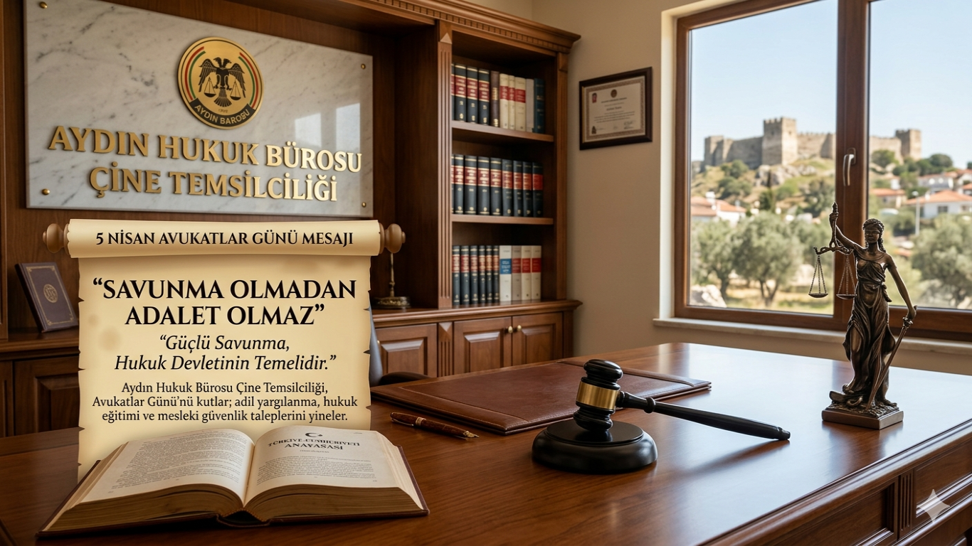 Savunma Susturulursa Adalet Çöker: Çine’den 5 Nisan’da Tarihi Uyarı!