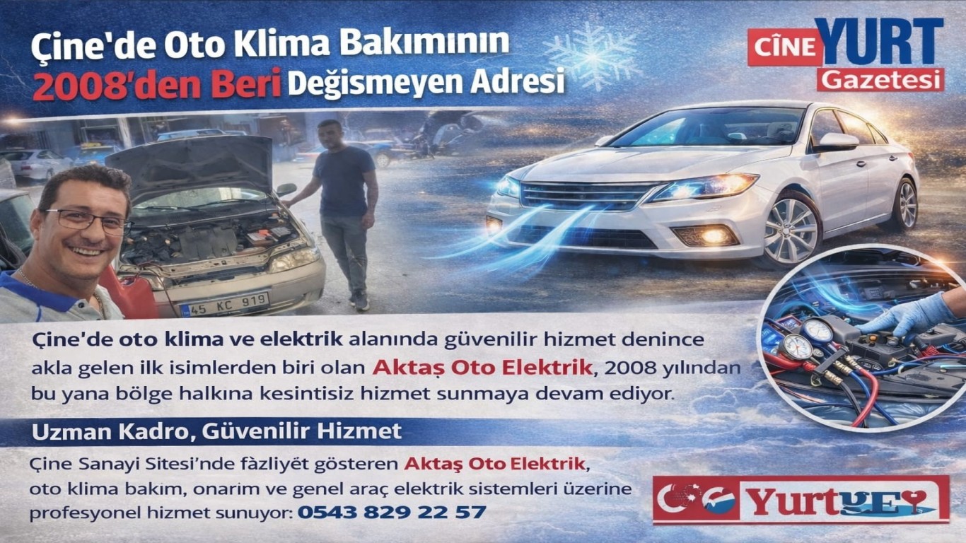 Çine’de Oto Klima Bakımının 2008’den Beri Değişmeyen Adresi