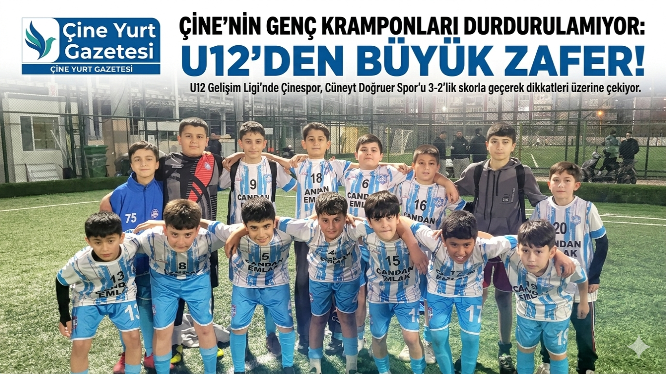 Çinespor Gelişim Ligi’ne Damga Vuruyor!