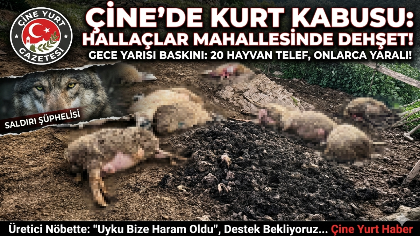 ÇİNE’DE KURT DEHŞETİ: BİR GECEDE 20 HAYVAN TELEF OLDU!