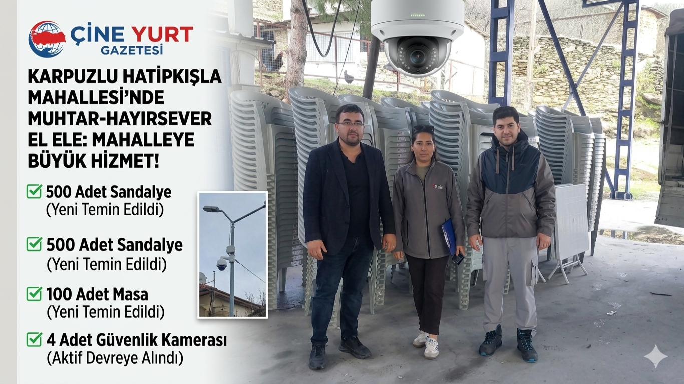 Karpuzlu’da Muhtar ve Hayırsever El Ele: Mahalleye Büyük Hizmet!
