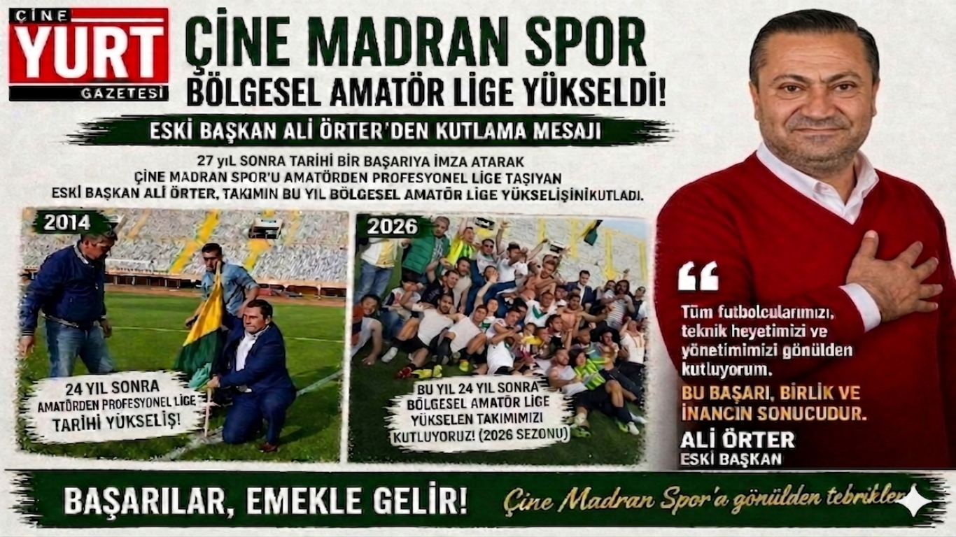 ÇİNE’NİN EFSANE BAŞKANINDAN ŞAMPİYONLUK SELAMI