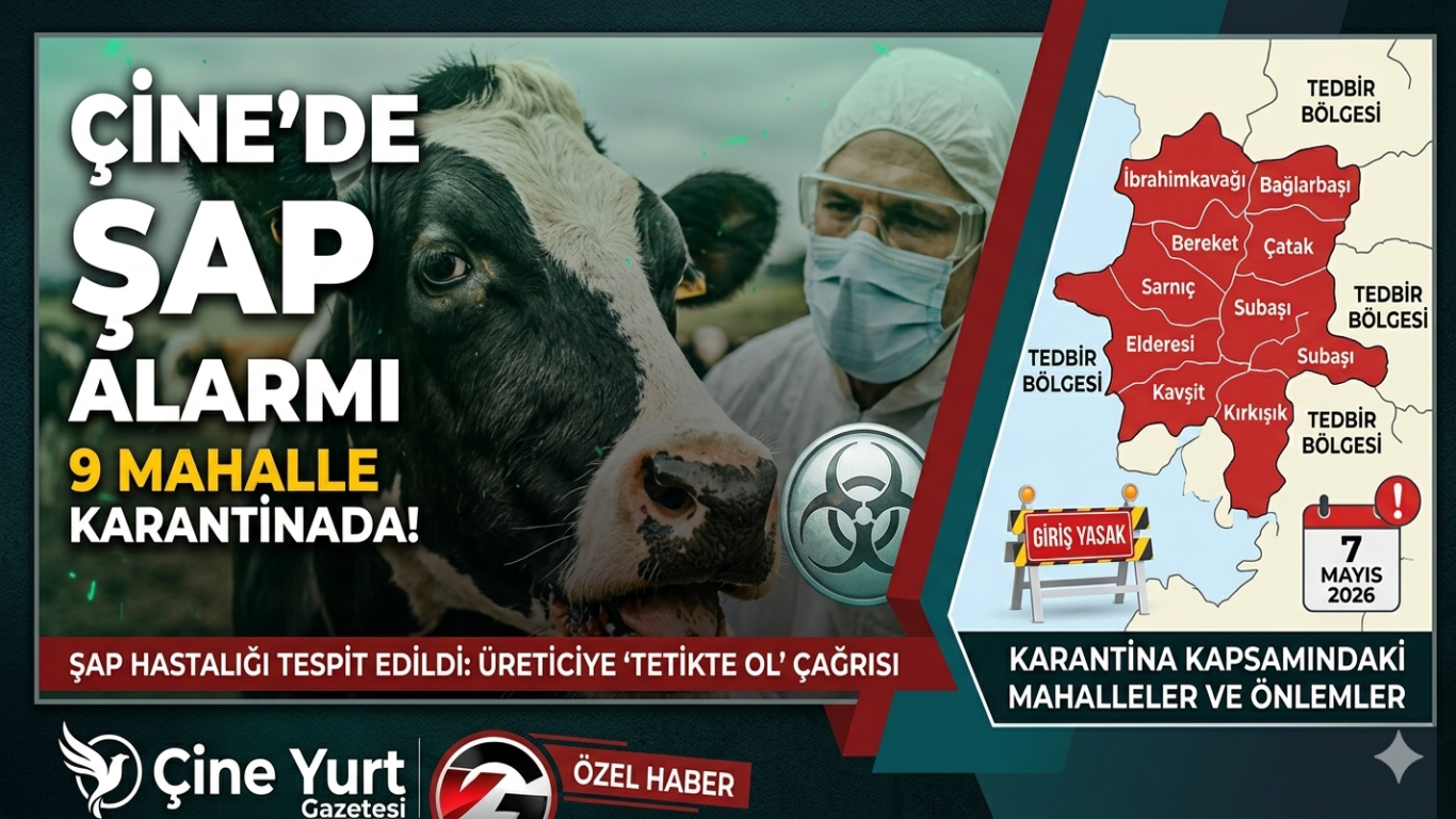 ÇİNE’DE ŞAP ALARMI: 9 MAHALLE KARANTİNAYA ALINDI!