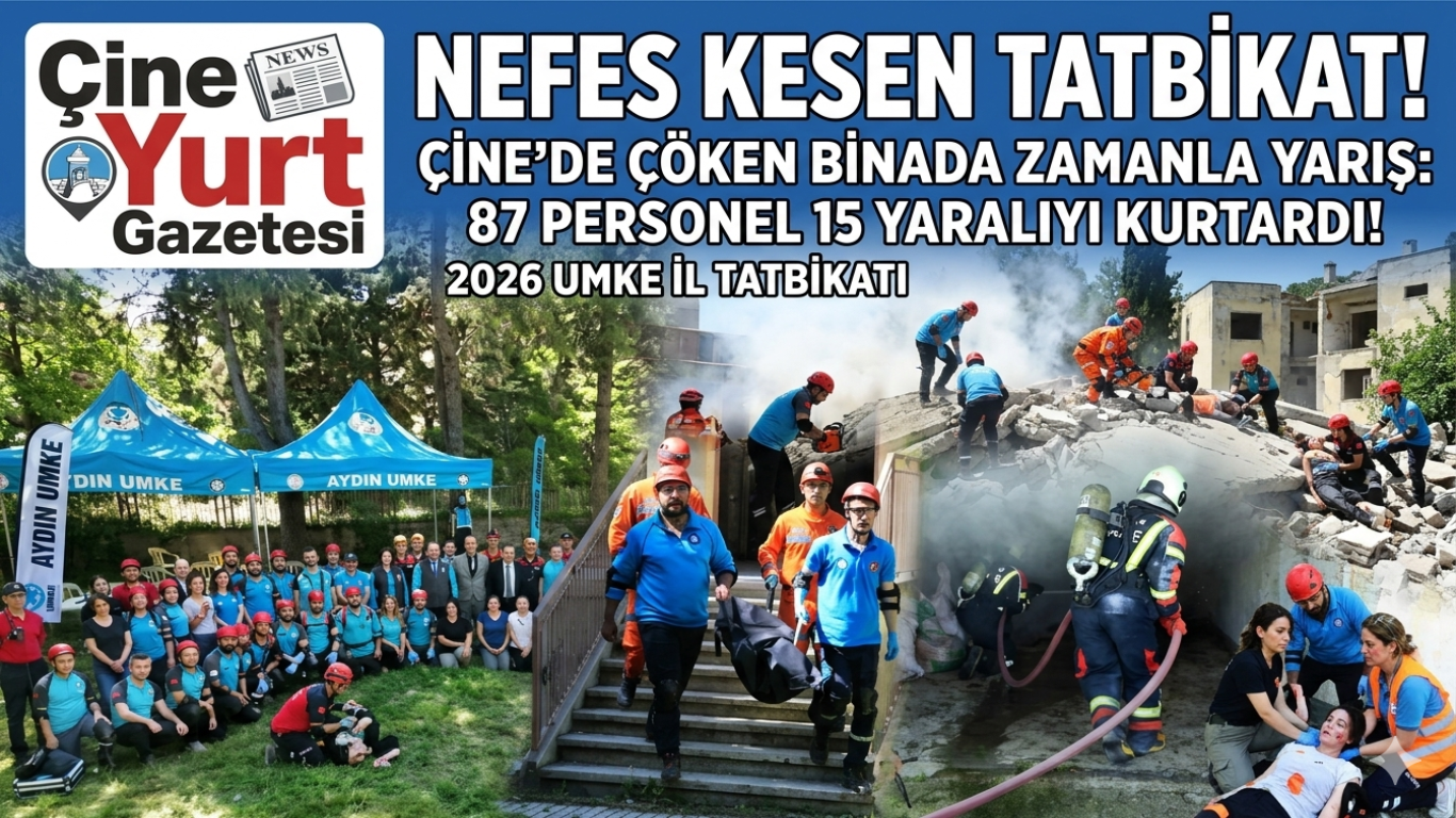 Çine’de Nefes Kesen Kurtarma Operasyonu: Enkaz Altından 15 Yaralı Çıkarıldı!