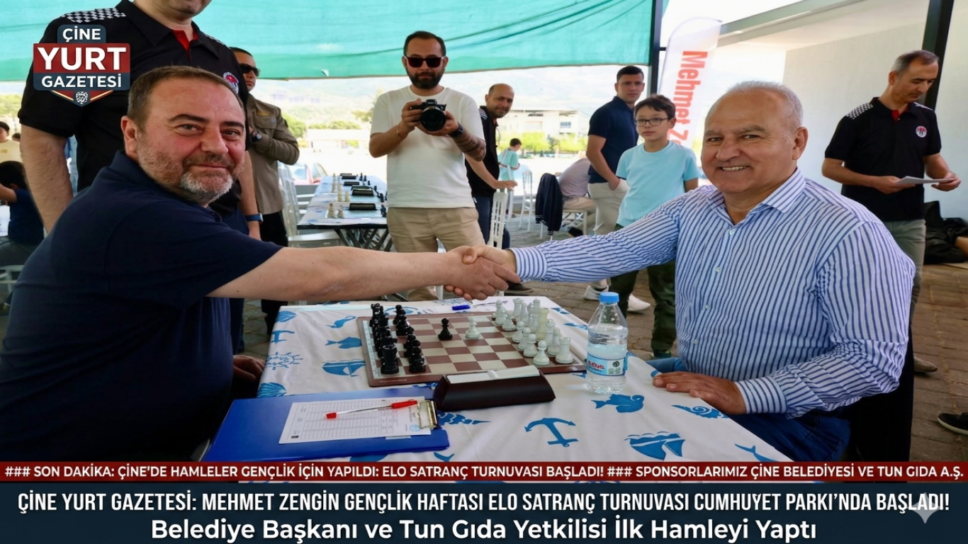 Çine’de Hamleler Gençlik İçin Yapıldı: ELO Satranç Turnuvası Başladı!