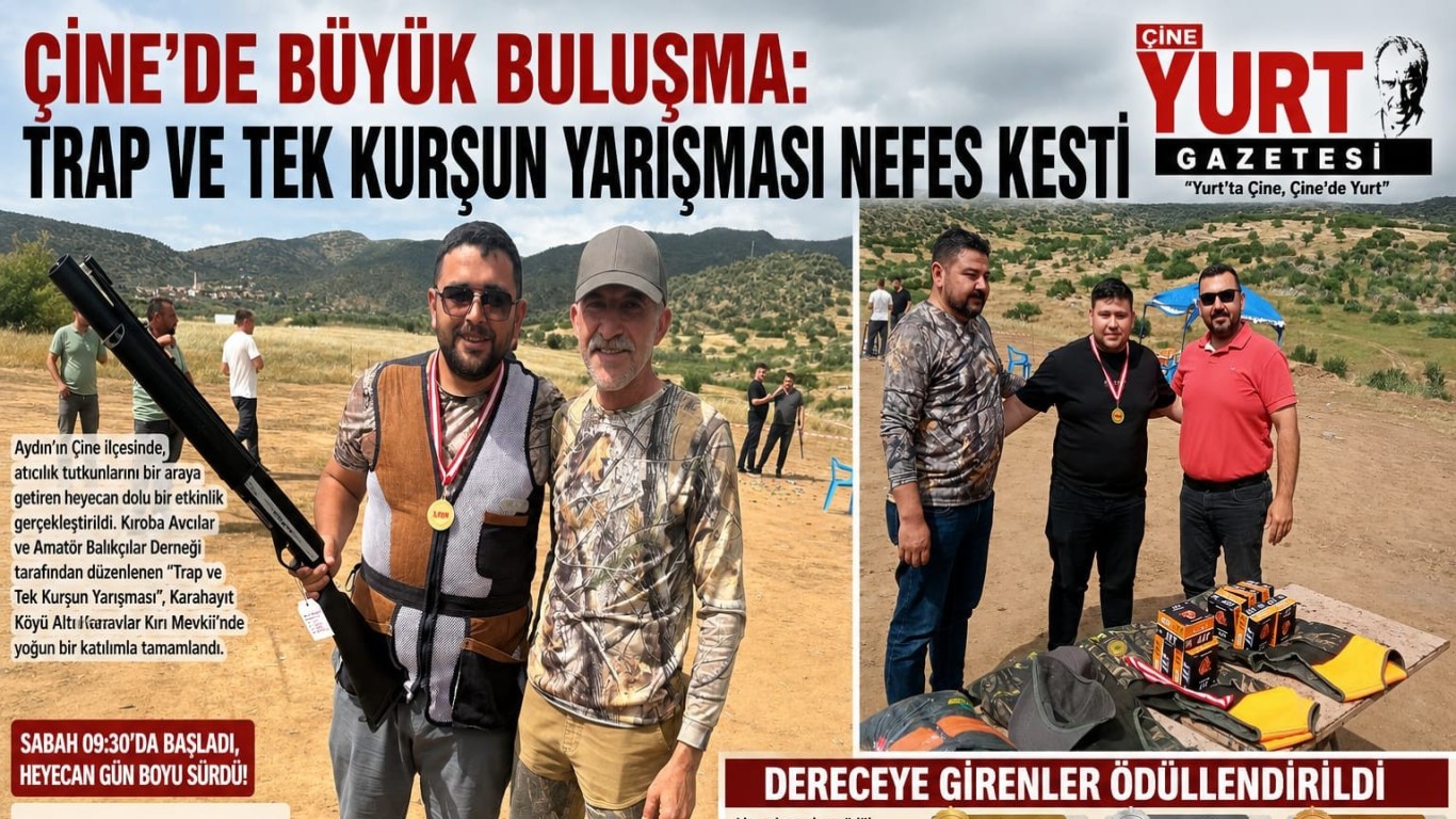 Çine'de Büyük Buluşma: Trap ve Tek Kurşun Yarışması Nefes Kesti