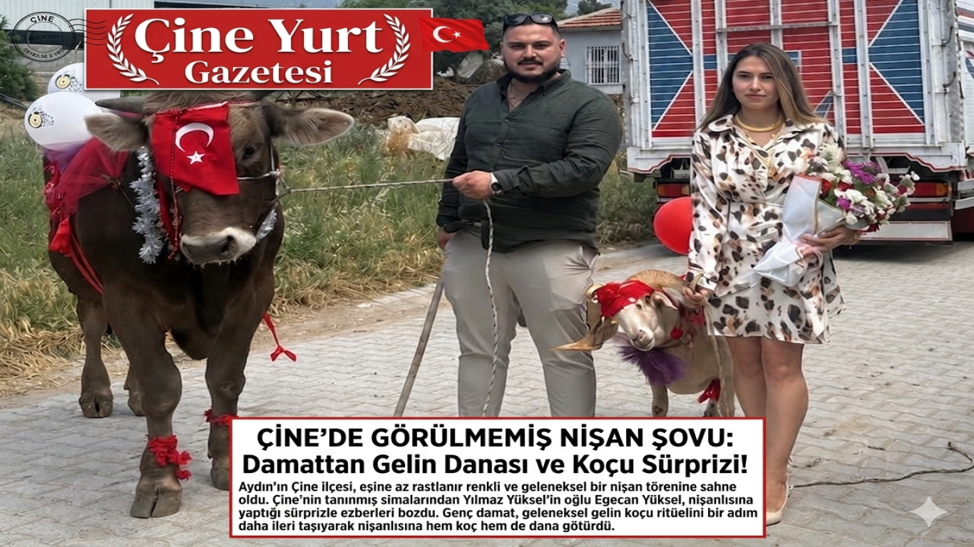 Damat Çıtayı Arşa Çıkardı: Gelin Koçu Yetmedi, Danasını da Aldı Geldi!