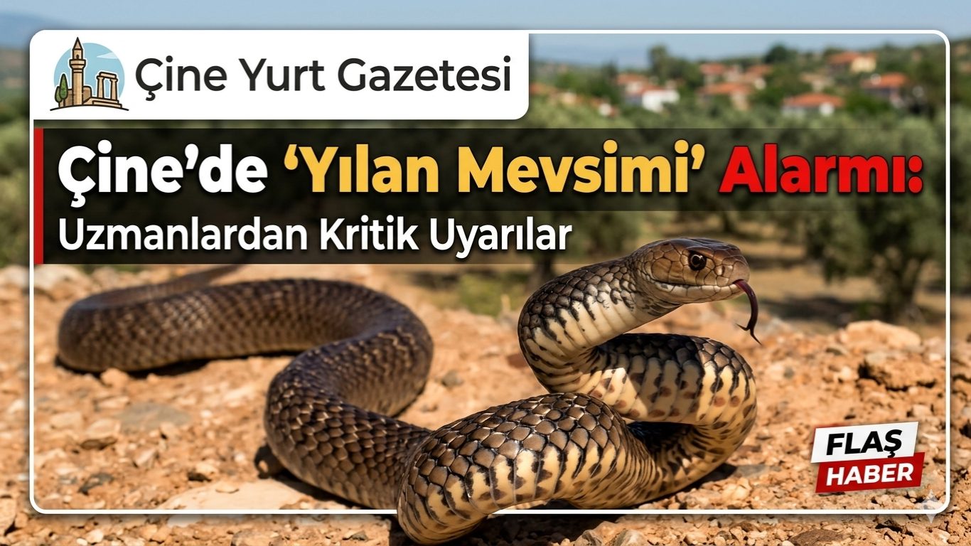 Çine’de Yılan Mevsimi Alarmı: Uzmanlardan Kritik Uyarılar