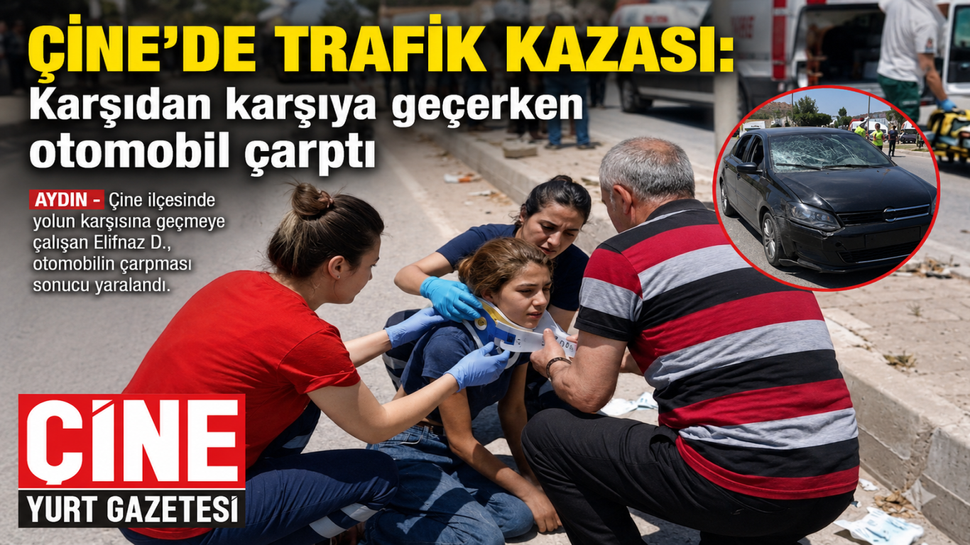 Çine’de Trafik Kazası: 14 Yaşındaki Çocuk Yaralandı
