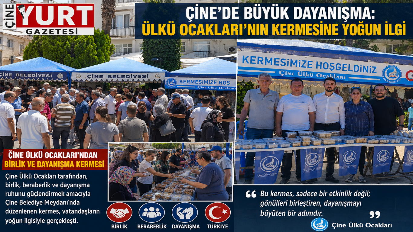 Çine’de Büyük Dayanışma: Ülkü Ocakları’nın Kermesine Yoğun İlgi