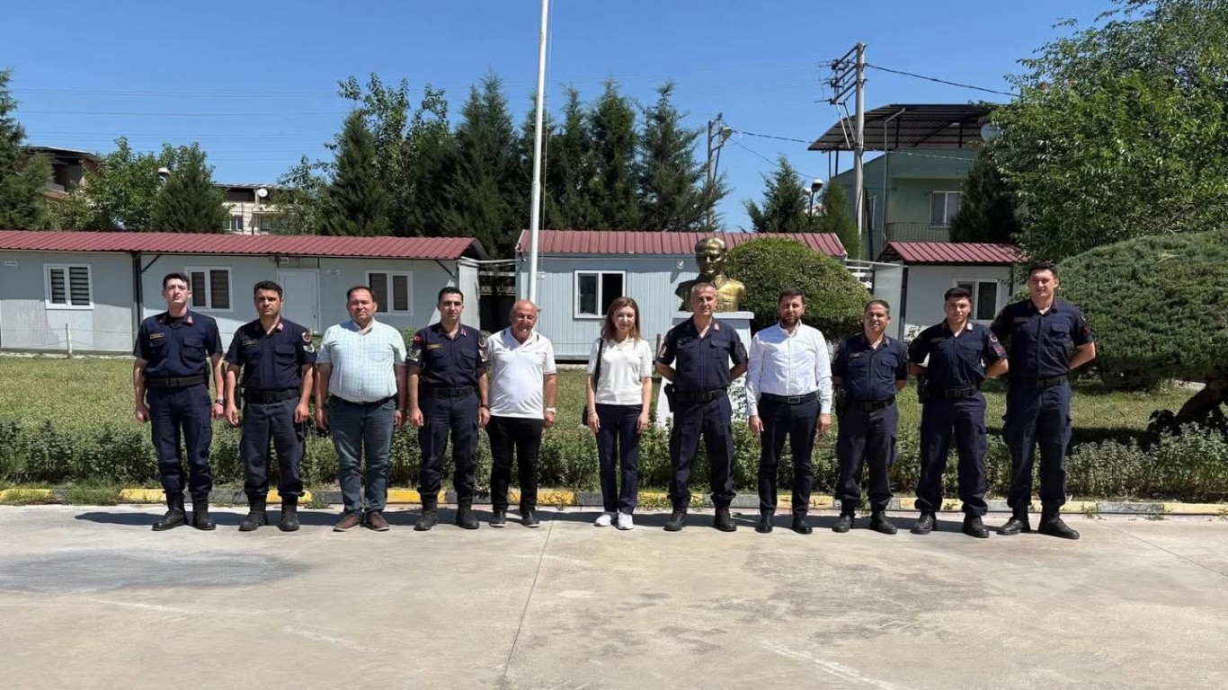 AK Parti Çine İlçe Başkanı Kandemir’den Jandarma Komutanlığı’na Ziyaret