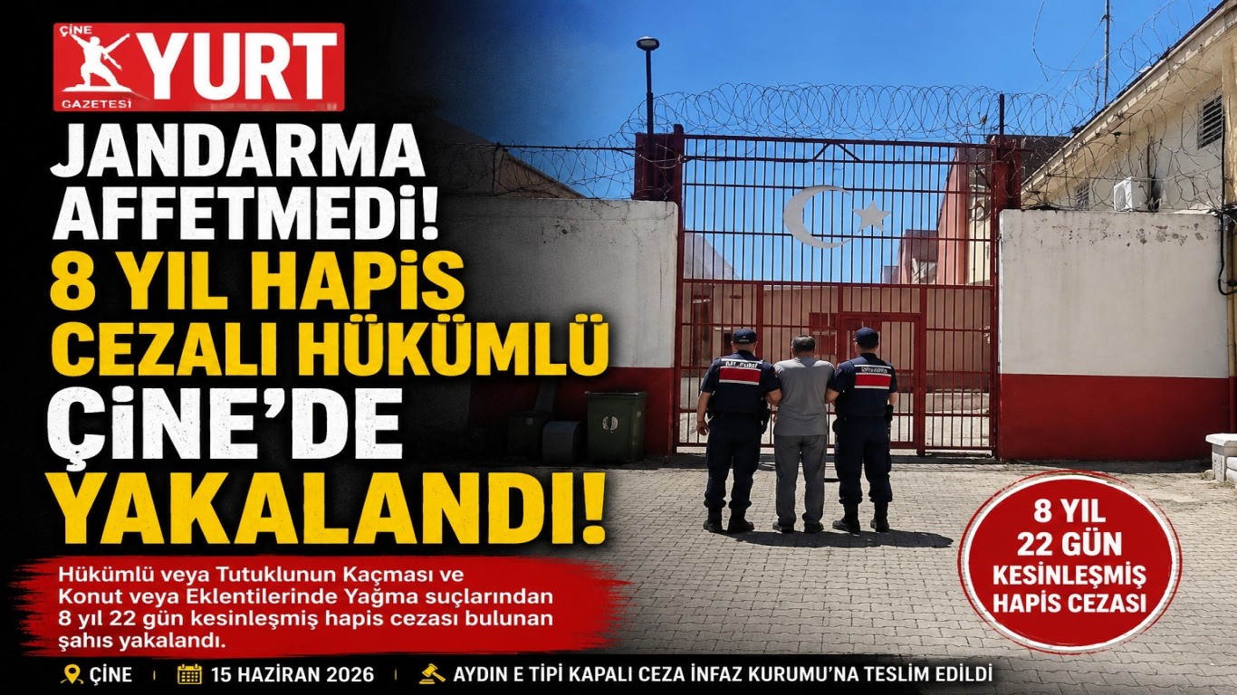 Jandarma Affetmedi: 8 Yıl Hapis Cezalı Hükümlü Çine'de Ele Geçirildi