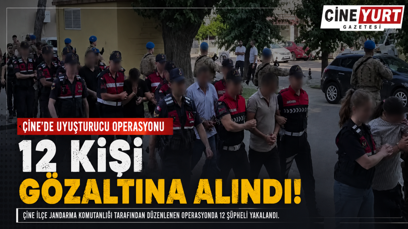 Çine’de Şafak Vakti Narkotik Darbesi: 12 Gözaltı