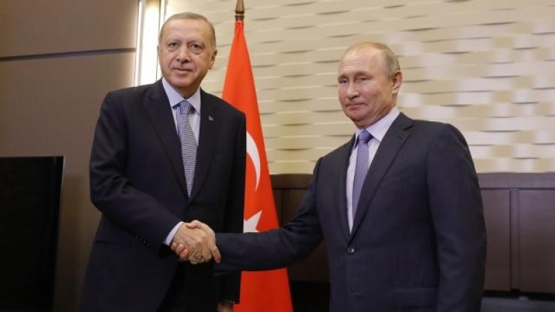 Cumhurbaşkanı Recep Tayyip Erdoğan, Rusya Devlet Başkanı Vladimir Putin ile görüştü.